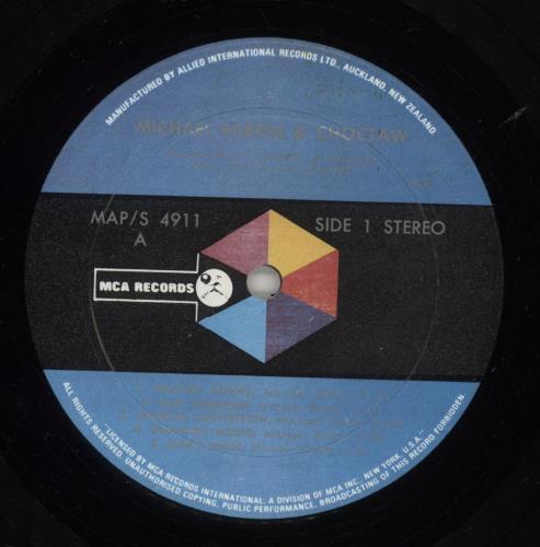Michael Rabon Michael Rabon & Choctaw vinyl LP album (LP record) New Zealand 8UFLPMI864973