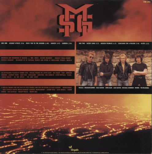 Michael Schenker Group Assault Attack vinyl LP album (LP record) UK MSGLPAS245207
