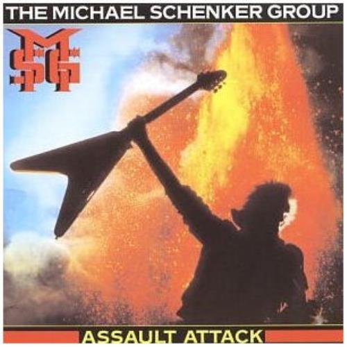 Michael Schenker Group Assault Attack CD album (CDLP) Japanese MSGCDAS445255