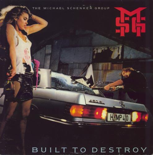 Michael Schenker Group Built To Destroy vinyl LP album (LP record) UK MSGLPBU00978