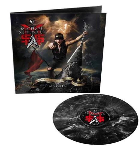 Michael Schenker Group Immortal - White Marbled Vinyl + Poster - Sealed vinyl LP album (LP record) UK MSGLPIM761883