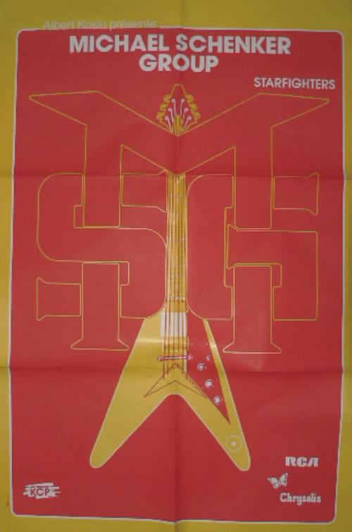 Michael Schenker Group Michael Schenker Group  - Starfighters poster French MSGPOMI385950