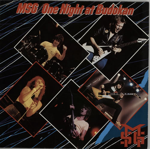 Michael Schenker Group One Night At Budokan + Poster 2-LP vinyl record set (Double LP Album) German MSG2LON603536
