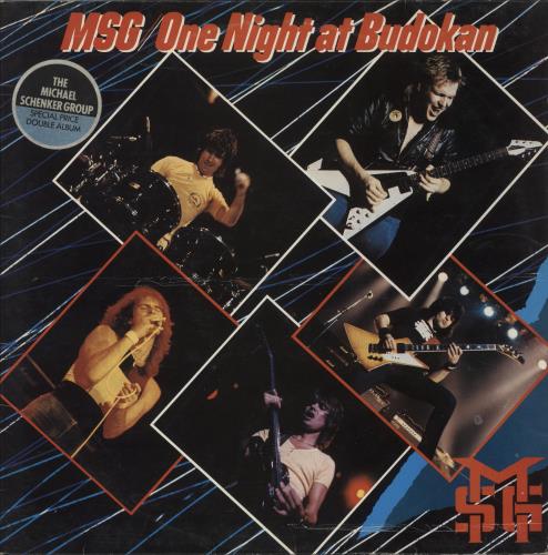Michael Schenker Group One Night At Budokan 2-LP vinyl record set (Double LP Album) UK MSG2LON288711