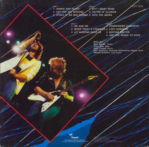 Michael Schenker Group One Night At Budokan 2-LP vinyl record set (Double LP Album) UK MSG2LON288711