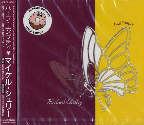 Michael Shelley Half Empty CD album (CDLP) Japanese NJ9CDHA548896