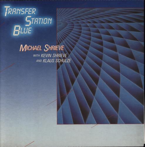 Michael Shrieve Transfer Station Blue vinyl LP album (LP record) US NN7LPTR823944