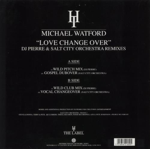 Michael Watford Love Change Over - The Remixes 12" vinyl single (12 inch record / Maxi-single) UK 7QE12LO854892