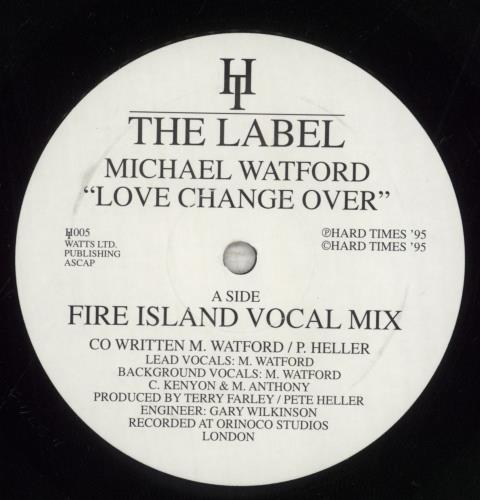Michael Watford Love Change Over 12" vinyl single (12 inch record / Maxi-single) UK 7QE12LO854891