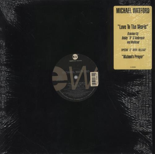 Michael Watford Love To The World / Michael's Prayer 12" vinyl single (12 inch record / Maxi-single) US 7QE12LO854898