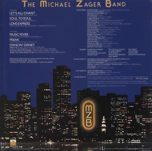 Michael Zager Let's All Chant vinyl LP album (LP record) US M8CLPLE778350