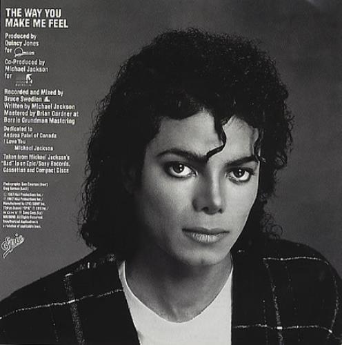 Michael Jackson The Way You Make Me Feel Japanese Promo 7 Vinyl Single 7 Inch Record