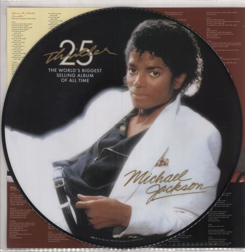 Michael Jackson Thriller 25 US picture disc LP (vinyl ...