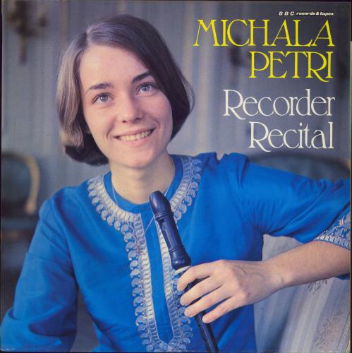 Michala Petri Recorder Recital vinyl LP album (LP record) UK 3N6LPRE769389