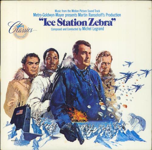 Michel Legrand Ice Station Zebra Soundtrack vinyl LP album (LP record) US MLGLPIC813533