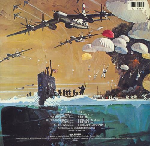 Michel Legrand Ice Station Zebra Soundtrack vinyl LP album (LP record) US MLGLPIC813533