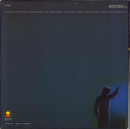 Michel Sardou La Maladie D'Amour vinyl LP album (LP record) French M3SLPLA787933