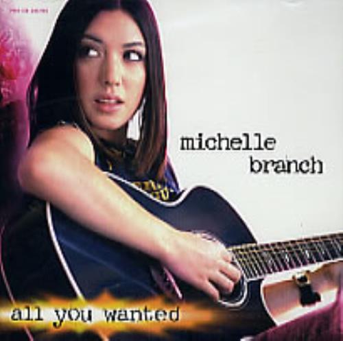 Michelle Branch All You Wanted CD single (CD5 / 5") US MIBC5AL220070