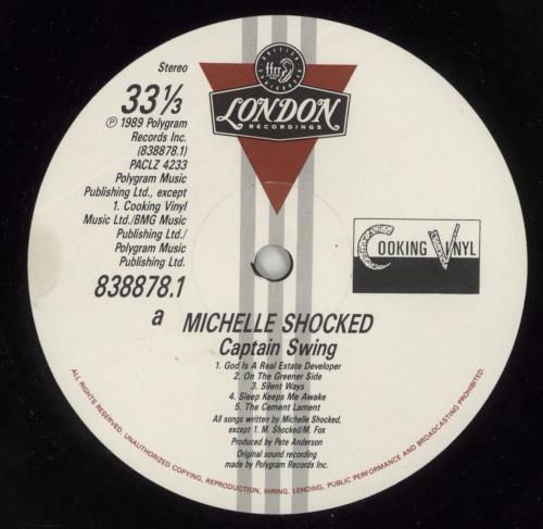 Michelle Shocked Captain Swing vinyl LP album (LP record) UK SHOLPCA244725