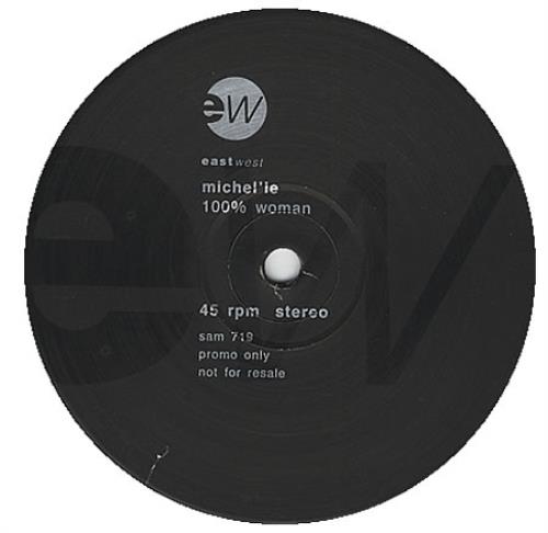 Michel'le 100% Woman 12" vinyl single (12 inch record / Maxi-single) UK MLL12WO392983