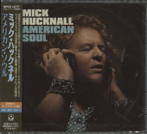 Mick Hucknall American Soul CD album (CDLP) Japanese HU5CDAM661985