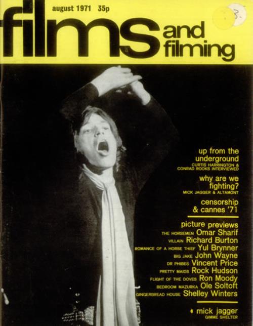 Mick Jagger Films And Filming magazine UK MKJMAFI543654