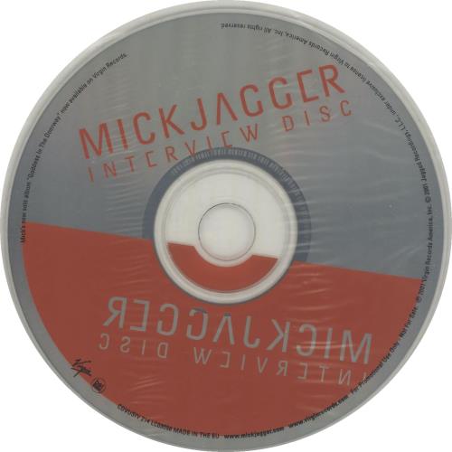 Mick Jagger Interview Disc CD album (CDLP) UK MKJCDIN208692