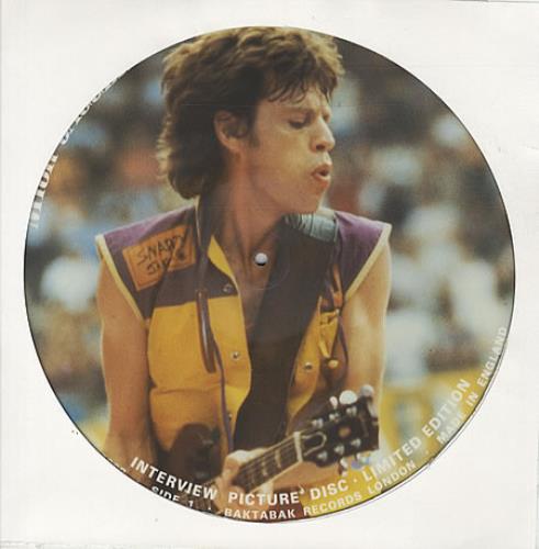 Mick Jagger Interview Picture Disc picture disc LP (vinyl picture disc album) UK MKJPDIN330311