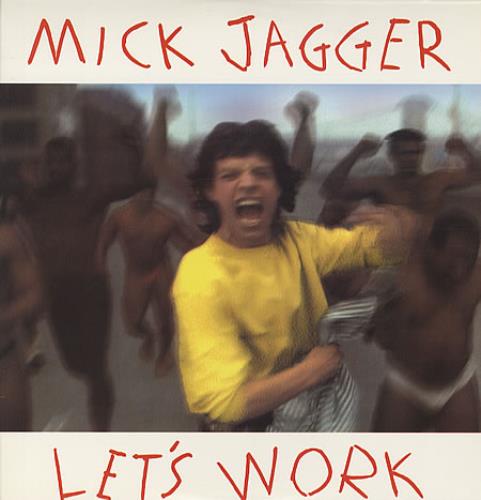 Mick Jagger Let's Work 12" vinyl single (12 inch record / Maxi-single) US MKJ12LE32859