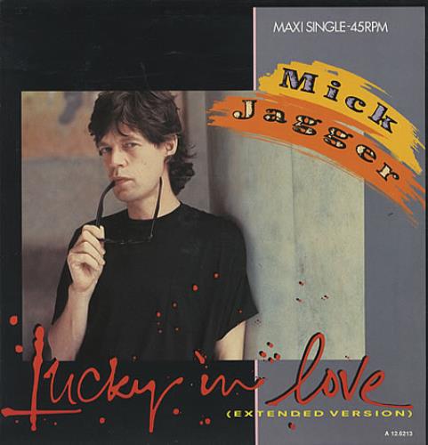 Mick Jagger Lucky In Love 12" vinyl single (12 inch record / Maxi-single) Dutch MKJ12LU76124