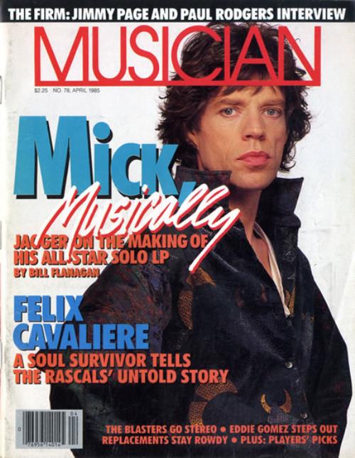 Mick Jagger Musician magazine US MKJMAMU552869