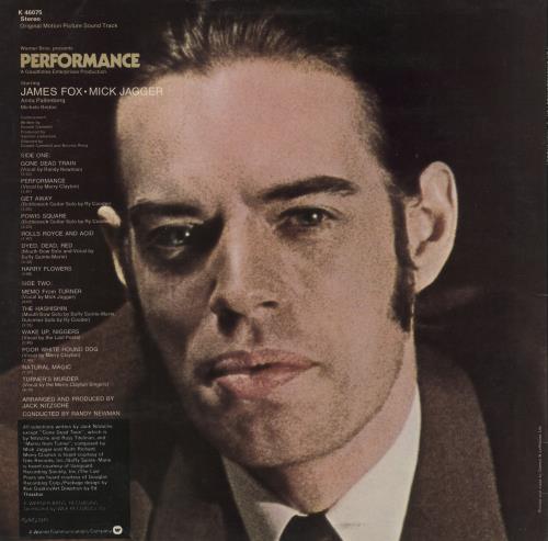 Mick Jagger Performance - Burbank Label vinyl LP album (LP record) UK MKJLPPE79951