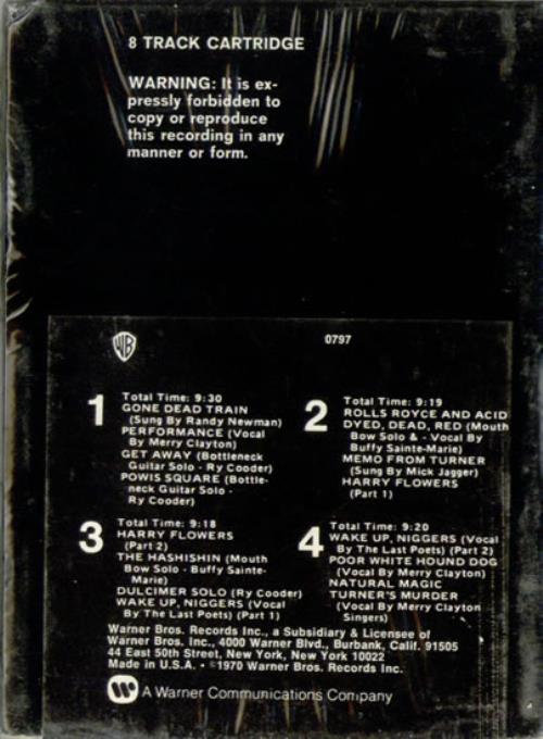 Mick Jagger Performance - Sealed 8-track cassette US MKJ8TPE531860