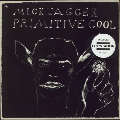 Mick Jagger Primitive Cool + Hype Sticker vinyl LP album (LP record) Dutch MKJLPPR617561