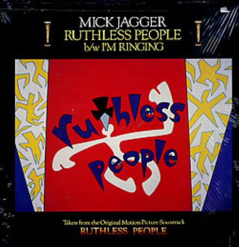 Mick Jagger Ruthless People - Pic Sleeve 12" vinyl single (12 inch record / Maxi-single) US MKJ12RU32918