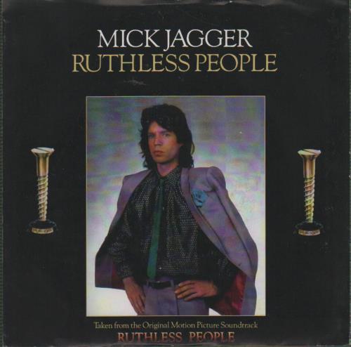 Mick Jagger Ruthless People 7" vinyl single (7 inch record / 45) US MKJ07RU648351