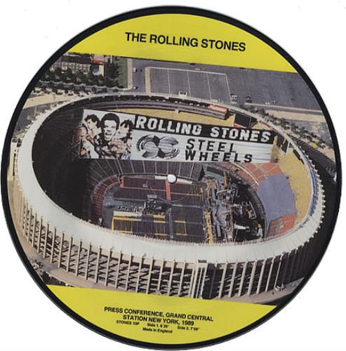 Mick Jagger Steel Wheels Press Conference 10" Vinyl Picture Disc (10 inch Record Single) UK MKJ1PST330164