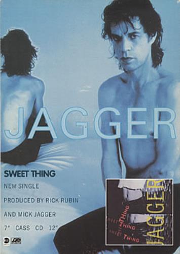 Mick Jagger Sweet Thing display UK MKJDISW15835