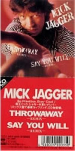 Mick Jagger Throwaway 3" CD single (CD3) Japanese MKJC3TH180963