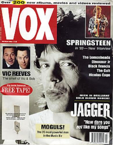 Mick Jagger Vox magazine UK MKJMAVO281504