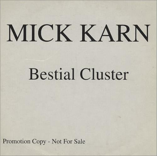 Mick Karn Bestial Cluster CD album (CDLP) German M-KCDBE24586
