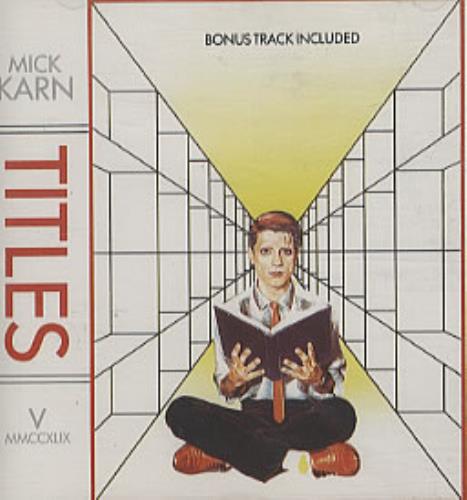 Mick Karn Titles CD album (CDLP) UK M-KCDTI257834