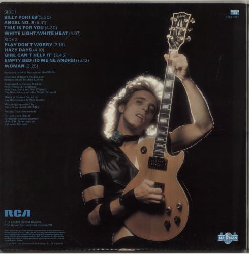 Mick Ronson Play Don't Worry - EX vinyl LP album (LP record) UK MKRLPPL764027