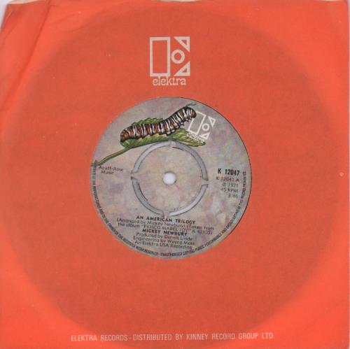 Mickey Newbury An American Trilogy - 4pr 7" vinyl single (7 inch record / 45) UK M1F07AN681526