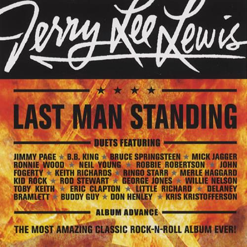 Mick Jagger Last Man Standing The Duets US Promo CD album (CDLP) (378113)