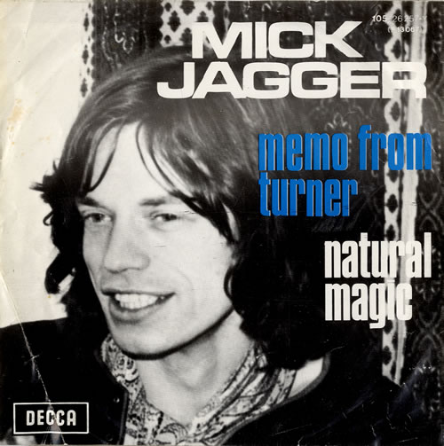 Mick Jagger Memo From Turner Belgian 7" vinyl single (7 inch record