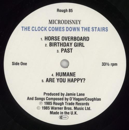 Microdisney The Clock Comes Down The Stairs vinyl LP album (LP record) UK MCDLPTH536746