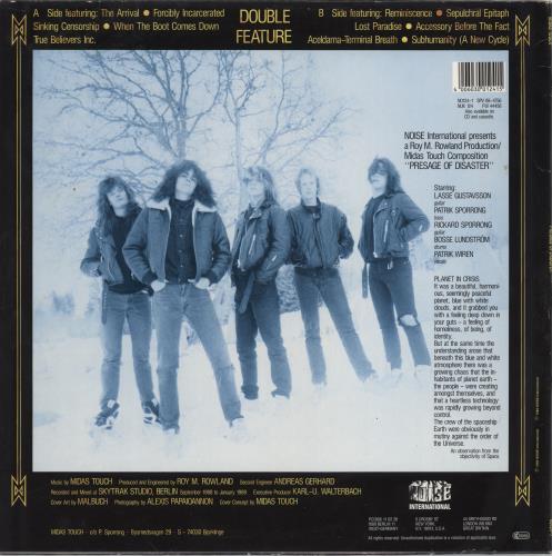 Midas Touch Presage Of Disaster vinyl LP album (LP record) German 30JLPPR779255