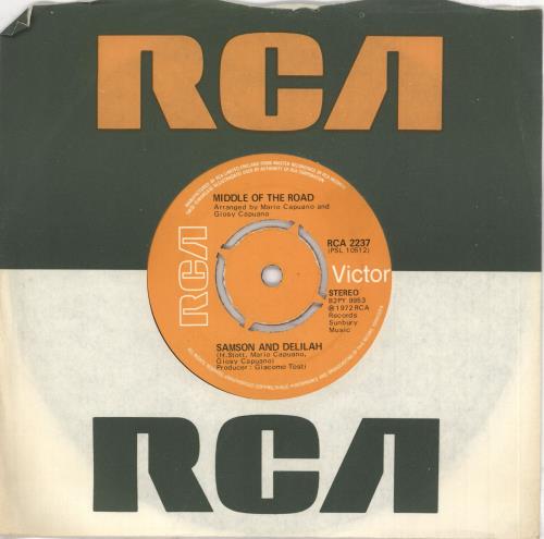 Middle Of The Road Samson And Delilah 7" vinyl single (7 inch record / 45) UK M0R07SA734996
