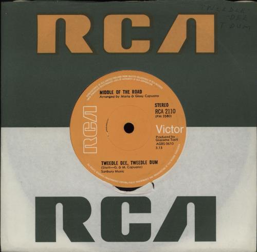 Middle Of The Road Tweedle Dee, Tweedle Dum 7" vinyl single (7 inch record / 45) UK M0R07TW753910